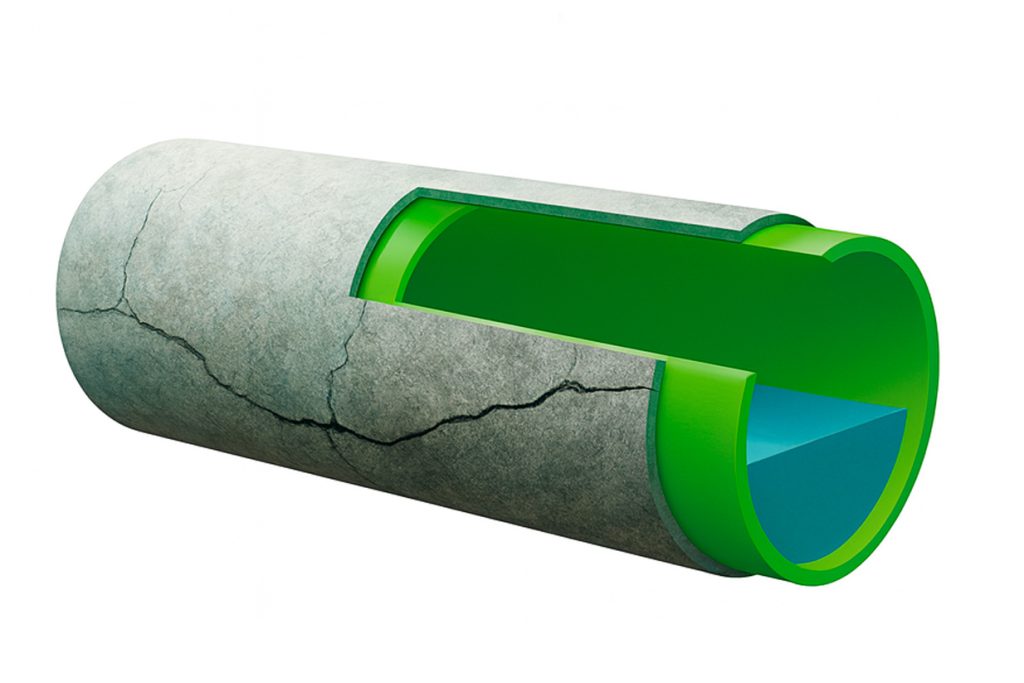 Chemisage des canalisations anciennes dans les Alpes Maritimes